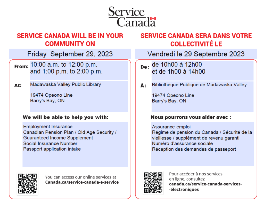 Service Canada poster